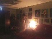 Beth Getting Ready for Bed Again 11/16