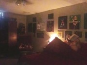 Beth Getting Ready for Bed Again 12/16