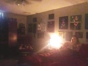 Beth Getting Ready for Bed Again 13/16