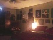 Beth Getting Ready for Bed Again 9/16