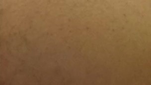 Mulatto fucks himself with a dildo and farts