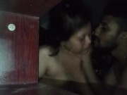 horny milf with natural tits blowjobs big dick hotwife fucked in tight lil ass  secret sex 10/16