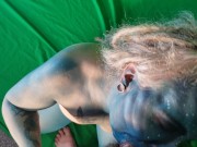 GILF/MILF Avatar Kitty Gives Sloppy Blowjob - NOOB Arsty Hippie doing Amateur PORN * DeathPixZStx 9/16