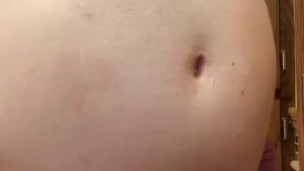 Twink Inflates Belly Full of Water and Air, Then Sloshes Around