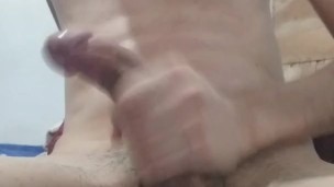 Guy with nice ass licks his own dick