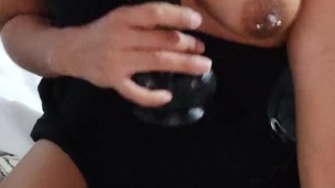 Jugando un rato en casa con mi grandote