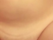 TEEN with Huge Natural Tits CUMS on Massive Random Cock Twice while BF films 11/16