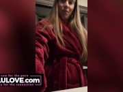 Babe showing creampie closeup & toes & feet covered in cum miXXXed with candid daily adventures behind the scenes - Lelu Love 11/16