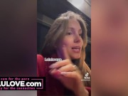 Babe showing creampie closeup & toes & feet covered in cum miXXXed with candid daily adventures behind the scenes - Lelu Love 13/16