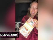 Babe showing creampie closeup & toes & feet covered in cum miXXXed with candid daily adventures behind the scenes - Lelu Love 4/16