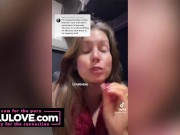 Babe showing creampie closeup & toes & feet covered in cum miXXXed with candid daily adventures behind the scenes - Lelu Love 5/16