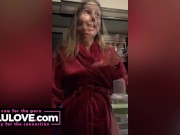 Babe showing creampie closeup & toes & feet covered in cum miXXXed with candid daily adventures behind the scenes - Lelu Love 9/16