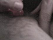 Real Wife Orgasm during Night Sex, using pink anal beads on her pussy