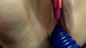 Sexy MILF Double Vibration