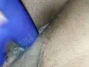 Quickie in parents bed with dildo 15/16