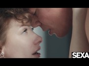 Perfect tits bouncing as she rides her lover to multiple orgasms 9/16