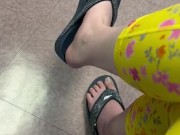 Flip Flop Dangling in Public 10/16