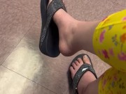 Flip Flop Dangling in Public 3/16
