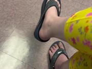Flip Flop Dangling in Public 8/16
