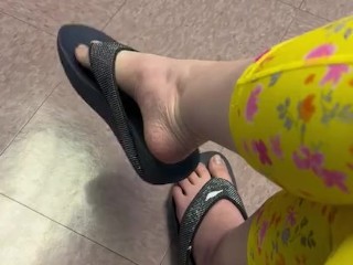 Flip Flop Dangling in Public