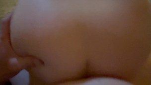 Hot blonde riding my dick