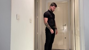 Macrophilia - caught hiding under giant balls