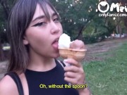 Your Valentine's date goes wild, ends up giving head in a public park (POV) - Caught, Fuck & Facial 1/16