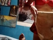 Preparándome para chupar pija 3/16