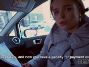 DEBT4k. Naive gal blows collector's dick in car before they have sex 4/16