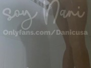 busty Latina takes a hot shower and rubs her pussy - Nani 11/16