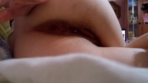 I want to cum without hands, so I masturbate, tightly squeezing the clitoris with my hips