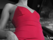 Shaved Head Natural Girl Paris Amour Sucks Jay Smooth Before Riding His Cock 3/16