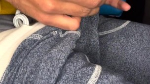 Precumming in Jeans While Trying to Read a Book