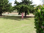 I walk through a public park and play in a hammock for you. SAFE FOR WORK MILF. Send a mail 4 custom 1/16