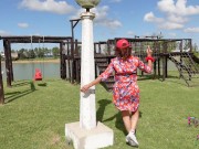 I walk through a public park and play in a hammock for you. SAFE FOR WORK MILF. Send a mail 4 custom 11/16