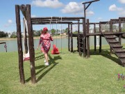 I walk through a public park and play in a hammock for you. SAFE FOR WORK MILF. Send a mail 4 custom