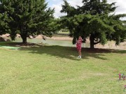 I walk through a public park and play in a hammock for you. SAFE FOR WORK MILF. Send a mail 4 custom 2/16