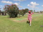 I walk through a public park and play in a hammock for you. SAFE FOR WORK MILF. Send a mail 4 custom 5/16