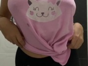 Gorgeous Colombian Teen Busty natural tits wants a long cock between her Legs 1/16