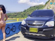 me follo mi fotografo en carretera despues de terminar la sesion - JENIFER PLAY 4/16