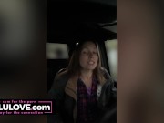Babe rambling about behind the scenes personal details of her life on the road while she drives a big loud truck - Lelu Love 6/16