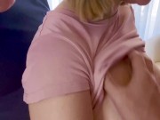 Two cute girls fuck with three guys student orgy Part 1 1/16