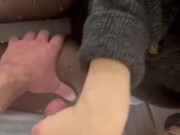 I like to cum on her legs with pantyhose 5/16