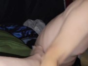 *I cum hard from face fucking my husband & reward him with a creampie! 😈😝🍑🍆🍑 9/16