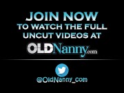 OLDNANNY Well aged lady enjoying masturbation with teen 12/16