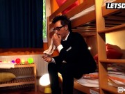 Curvy Babe Barbara Bieber Hardcore Sex With Roommate - HORNY HOSTEL 2/16