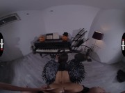 DARK ROOM VR - Asian Babe With Dark And Fluffy Wings 10/16