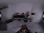 DARK ROOM VR - Asian Babe With Dark And Fluffy Wings 8/16