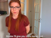 She SELLS a video camera, but on CONDITION that you FUCK HER and shoot PORN! DONE BITCH! 4/16