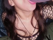 JOI BLOWJOB - garota faz um boquete em você de joelhos e pede gozada na boca💦🔥🌶️ 12/16